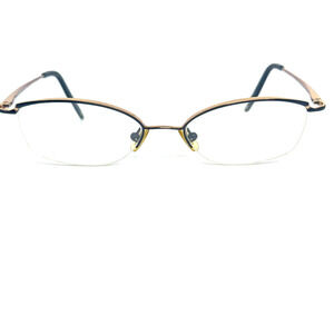 Nine West Eyeglass Half Rim Frame 0SU4 336 50-17-130 Brown H1551